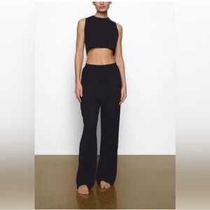 NWT SKIMS BOYFRIEND LOOSE PANTS ONYX- XS